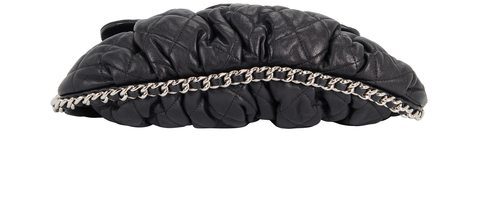 Chain Around Crossbody, &pound;1,750, Handbags, Black, Leather, Top view